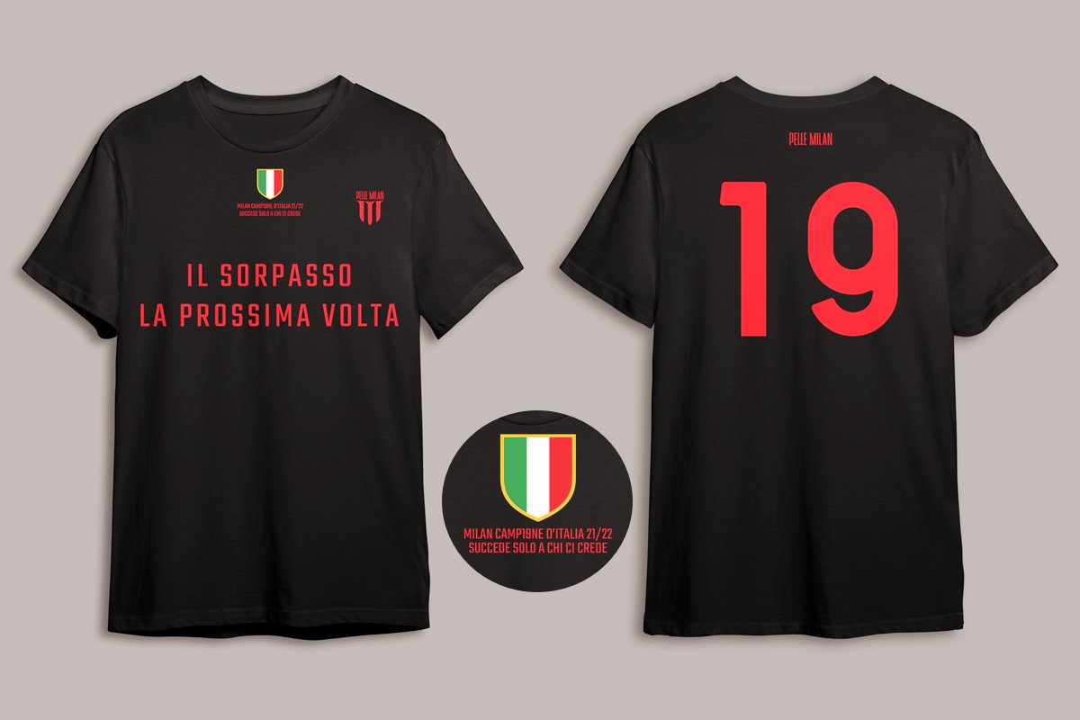 pellemilan's tweet photo. La nostra maglia celebrativa del 19° Scudetto 😍🇮🇹❤️🖤 Info in pvt https://t.co/awQUsT7iDq