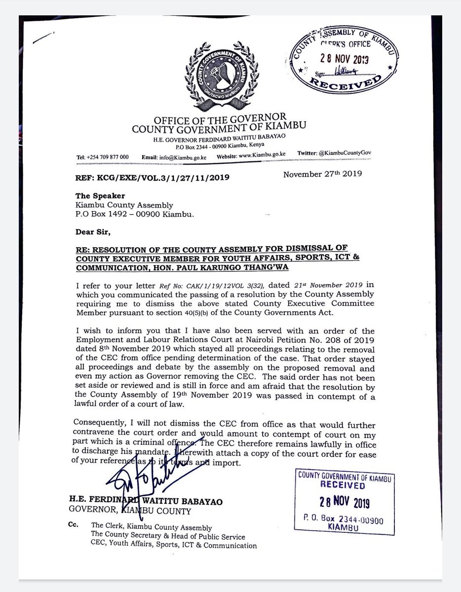 Sen. Karungo wa Thang'wa tweet media