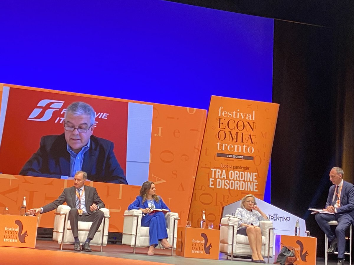 Seconda parte con ⁦<a href="/Gdellaposta/">Giovanna Della Posta</a>⁩ ad @Invimit Luigi Ferraris ⁦<a href="/fsitaliane/">Ferrovie dello Stato Italiane</a>⁩ Nicoletta Parisi ⁦<a href="/Unicatt/">Università Cattolica</a>⁩ e Gabriele Giudice ⁦<a href="/CommissionEU/">EU Commission</a>⁩ ⁦<a href="/economicsfest/">Festival Economia Trento</a>⁩ ⁦<a href="/sole24ore/">IlSole24ORE</a>⁩