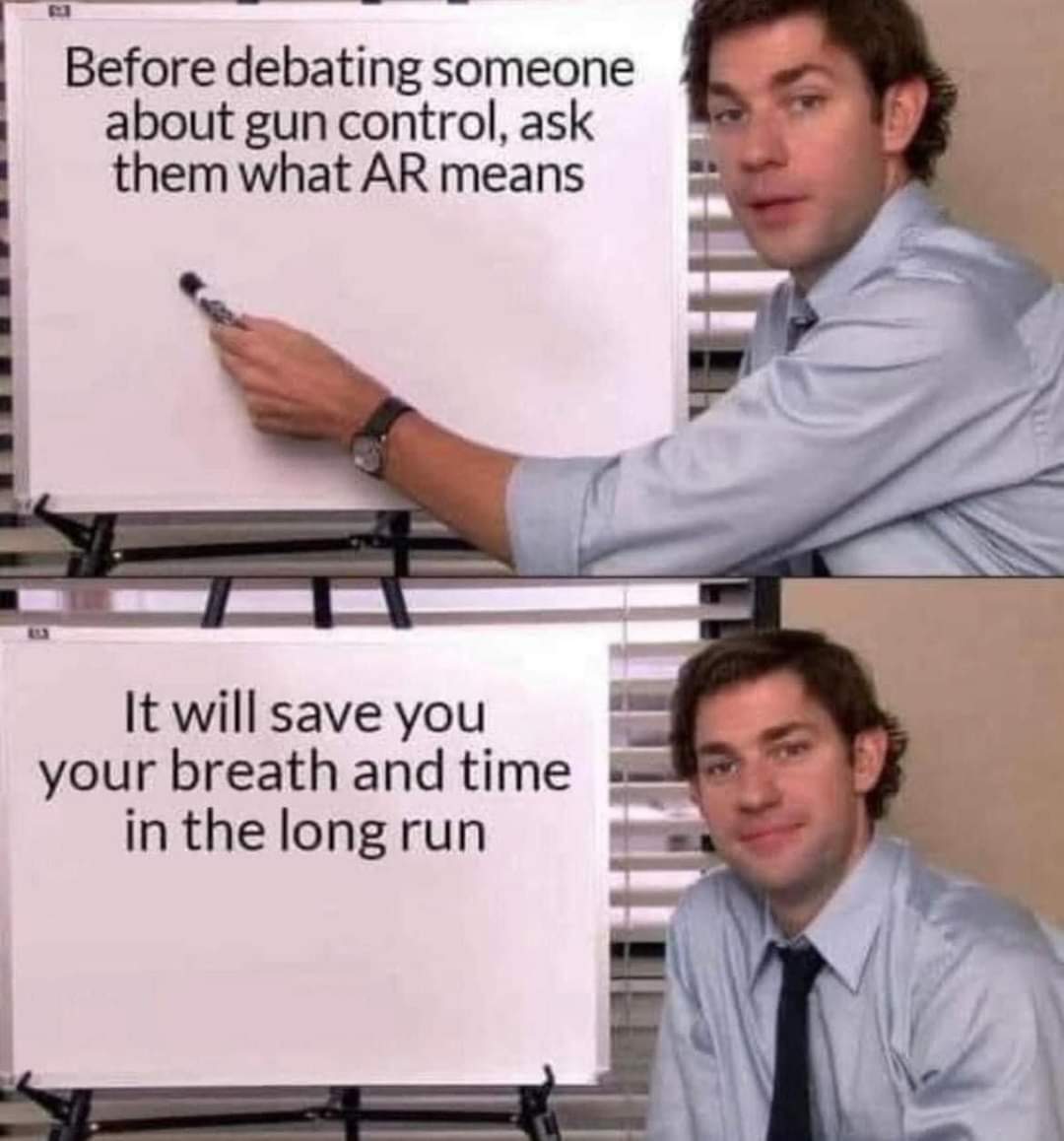 AliceWonder0401's tweet image. #guncontrol #GunControlDoesntWork #AR15 #criminalsdontfollowlaws #BidenIsAFailure #BidenWorstPresidentEver 
If you know don't say let them figure it out! 😂🤷🏻‍♀️