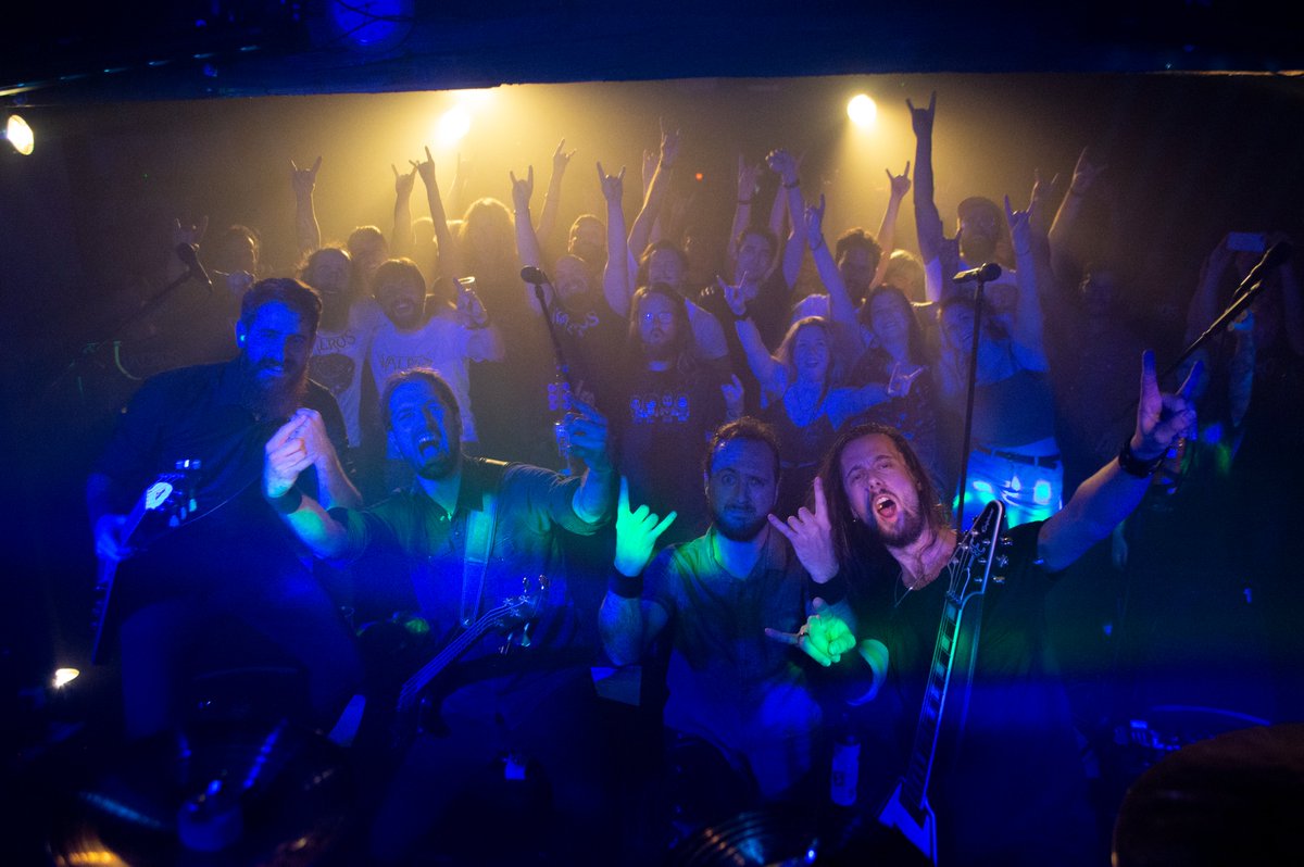WalrusMetal's tweet photo. A huge thank you to everyone who was there for this incredible evening !!!!! 
What a pleasure to have finally played our EP on stage 🤟
Thanks to the @manoirpub  and Dawnless  !
See you soon, let's rock! https://t.co/bCN888368b