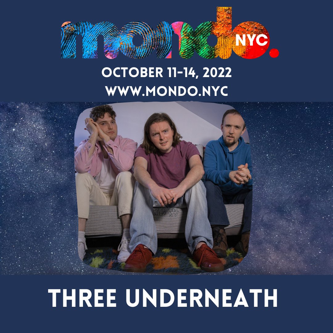 An unstoppable hard-rock trio from Ireland @threeunderneath known for high energy riffs, ‘world-beating’ tunes and bonafide ‘lighters in the air’ moments. 

INFO: mondo.nyc/2022artists