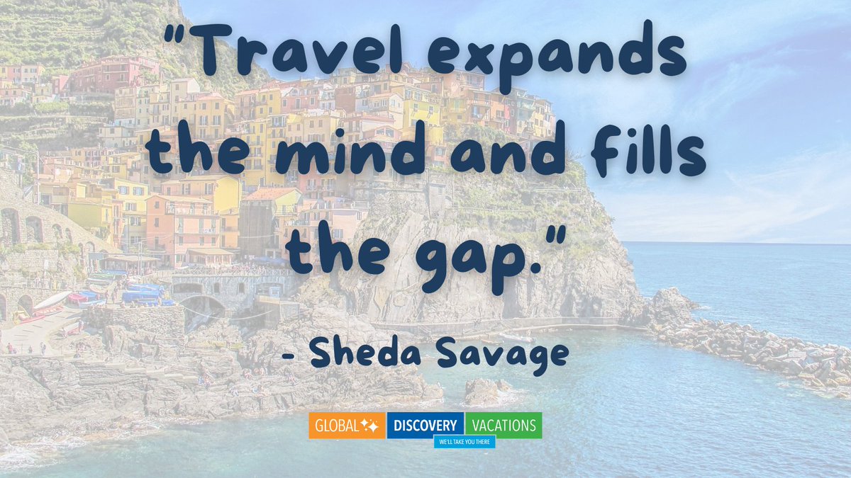 GDVTravel's tweet photo. Some weekend inspiration. Expand that mind. Fill tha...uh, yeah, expand that mind. https://t.co/NUAu6czVGL