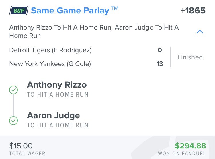 daltonclark__'s tweet photo. @roscoe_hash @FDSportsbook @PatMcAfeeShow @HammerDAHN Hit similar parlays on this game. https://t.co/kGoRs8DJvm