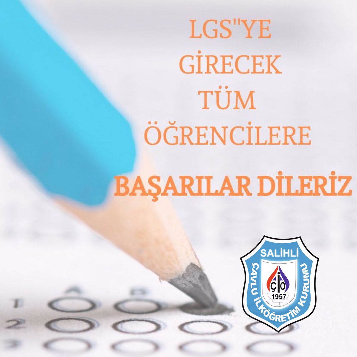 #LGS2022’de öğrencilerimize başarılar diliyoruz.