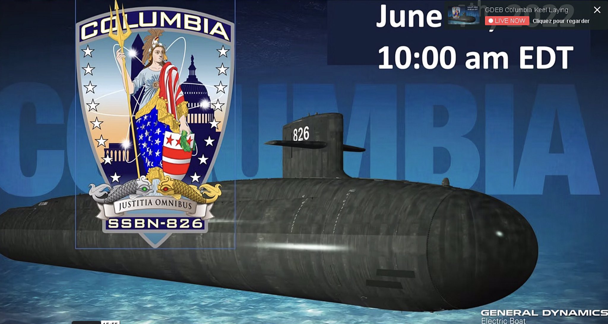 WarshipCam on Twitter "Future USS District of Columbia (SSBN 826