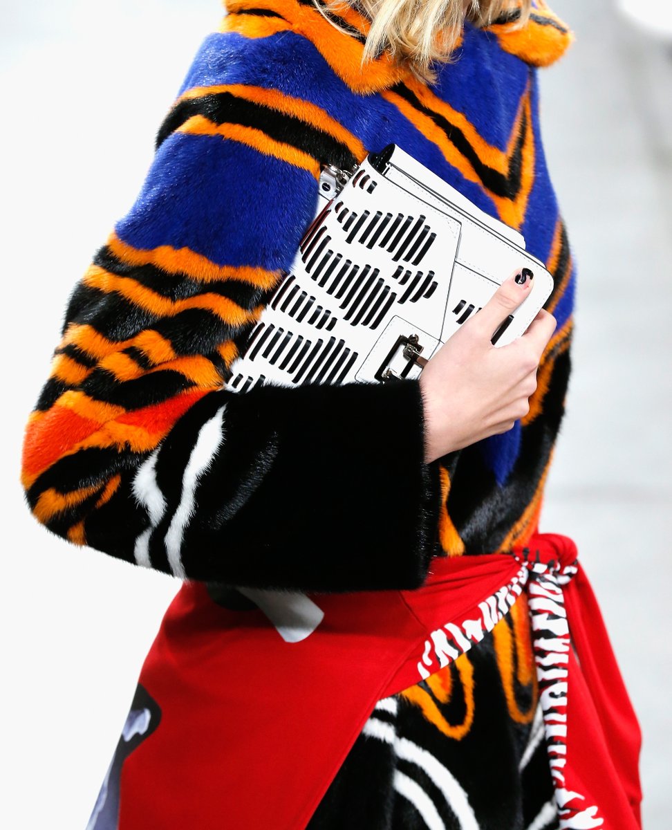 nyfw's tweet image. 🔎 a closer look at the fun prints and textures seen in @proenzaschouler&apos;s SS17 collection. Photos via @gettyimages