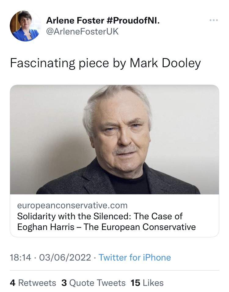 Chris Donnelly on Twitter "Fascinating indeed, Arlene. https//t.co