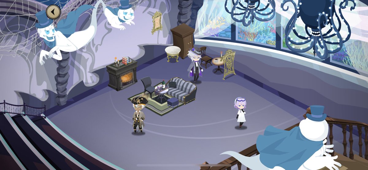 オクタヴィネル寮の壁と床作った！ 素材集めるの大変だったから褒めて