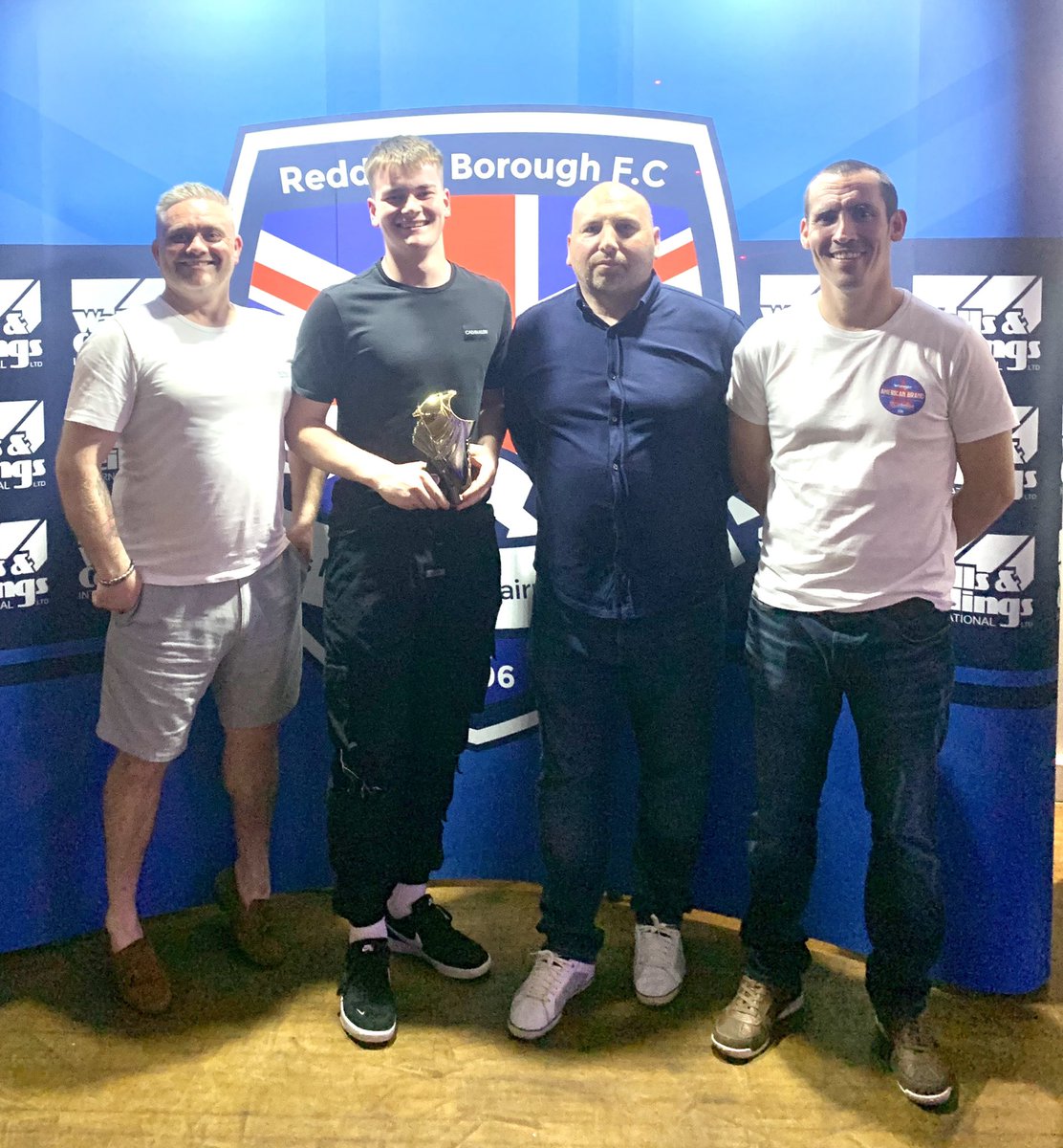 Sam Cornbill also receives Redditch Boroughs Young Player of the Season. Well done Sam👏🏻🏆⚽️#rbfc