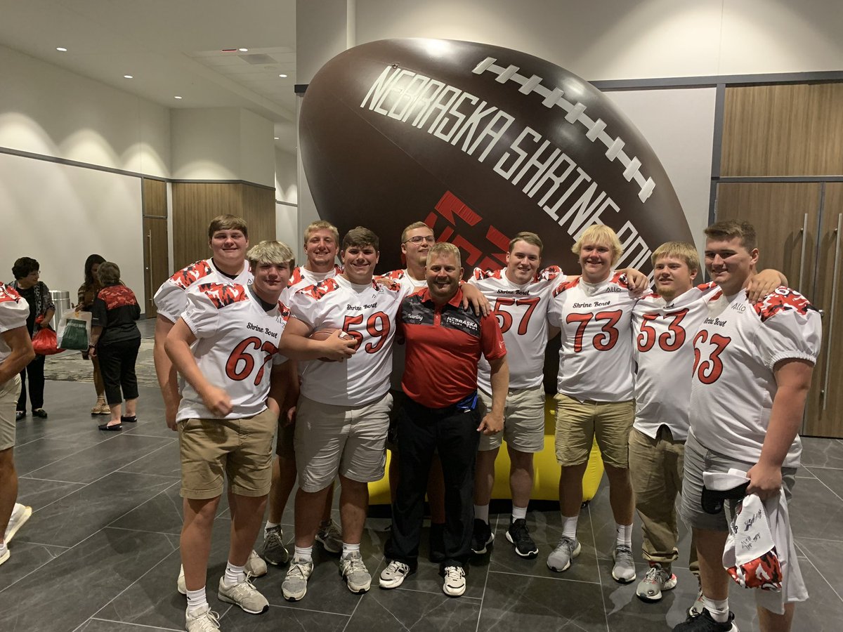 Today is the day!! Good luck to Skutt Catholic’s  Joe Brinker playing for the South team in the 2022 Nebraska Shrine Bowl. We are proud of you Joe! @brinkerjoe #MoreThanAGame #gobeyond