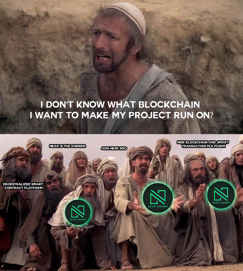 KendraD43910678's tweet photo. Near Blockchain is a decentralized smart contract platform. If you are confused about what Blockchain you want to use, let's join Near Blockchain
@near_insider 

@Bigbam91932436 
@ErinWil67555495 
@Veronic25879710 

#NearinsiderMeme #NEAR https://t.co/xjij9sIt5K