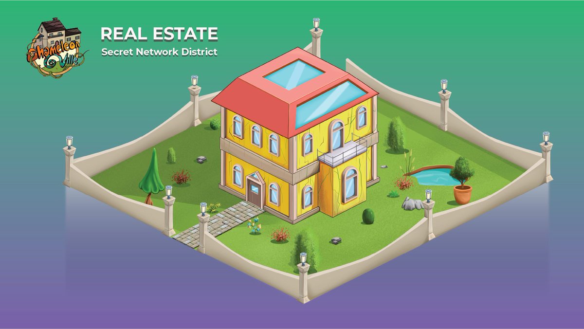 🏡CHAMELEON VILLE REAL ESTATE

1 of 100s of combinations available in #ChameleonVille.

Customizable housing to fit your style and fancy.

Coming soon.

$SCRT $ATOM $SOL $ETH $AVAX