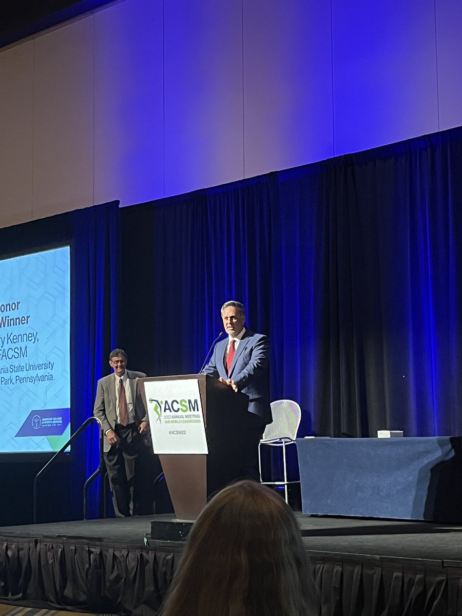 baykenney's tweet photo. Congrats to my dad @Kenney13Larry on receiving the ACSM Honor Award. 240 journal articles, 15 books, 22,000 citations, 9 postdocs and 26 doctoral students, h index of 71, years of championing DEI efforts. 📈Well deserved. Proud son https://t.co/JYlMAekgje