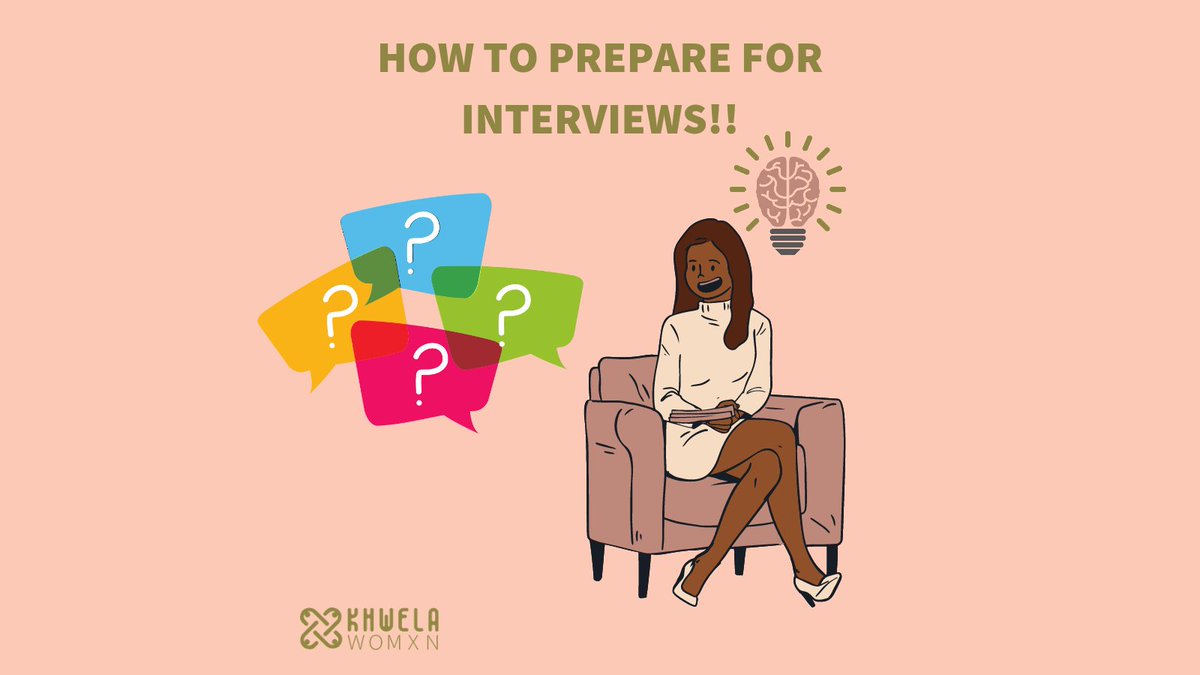 Happy Saturday Sis🌺

One of the values we stand by is "showing up, and no bullshit". Sis always be prepared for an interview, don't wait till the last min. Say Hi to Alora for tools on how to Ace that Interview.

Here's the link to Alora wa.me/27600110800
#KhwelaWomxn