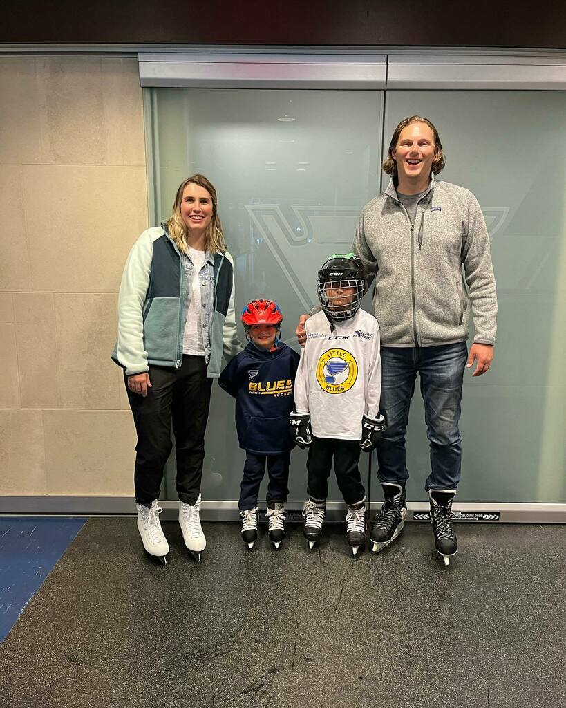 matt_kirschner's tweet photo. What a fun night! Thank you @stlouisblues! https://t.co/CDQMHgjYfq https://t.co/dXgCCJVzTU