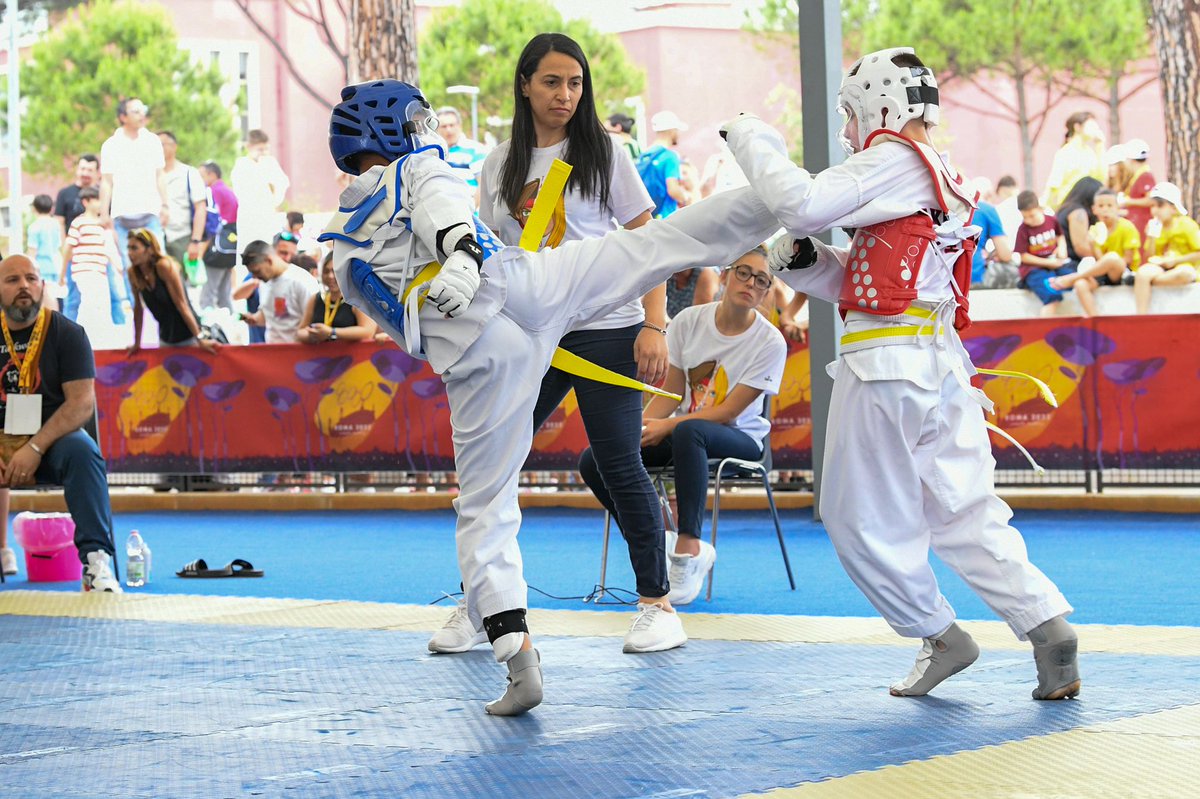 dnepimolineris's tweet photo. #Taekwondo al Foro Italico. 
Principi fondamentali l’etica e la morale, oltre alla spiritualità attraverso la quali gli uomini possono vivere senza litigare. 
#amolosport https://t.co/O0aetPJiic