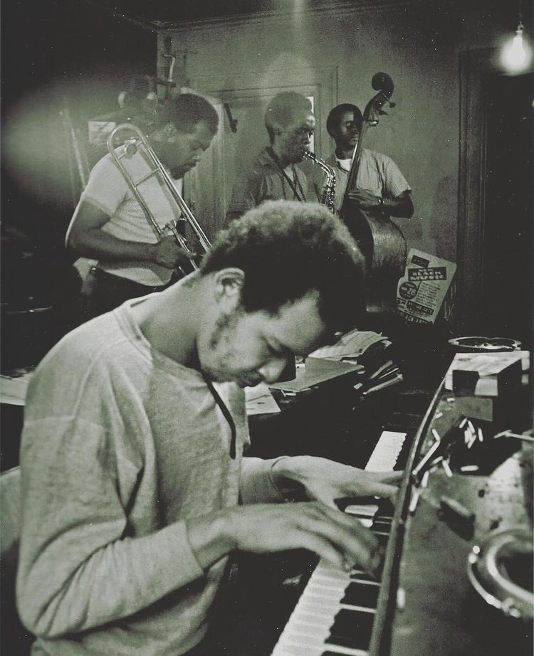 RIP, Grachan Moncur III (here with Dave Burrell and Marion Brown, 1966) 💔