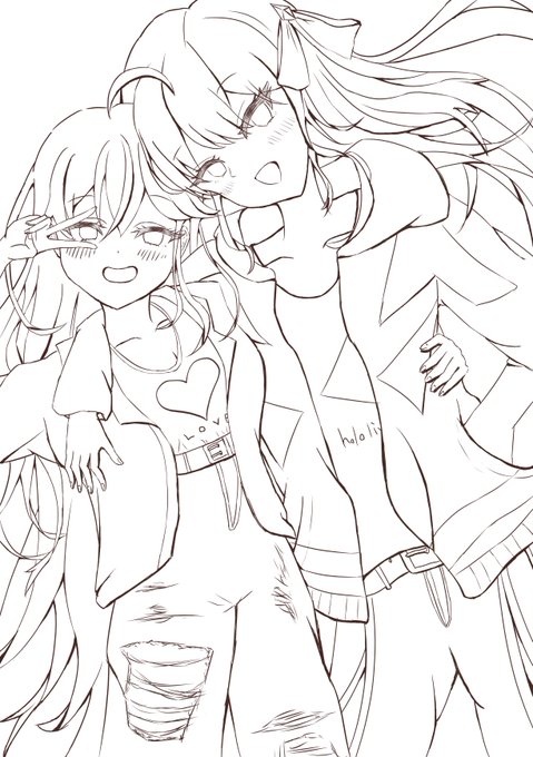 二人って作業量えぐい
やっと線が終わった、、、、、、
完成まで待ってろー---
#線画 #無名絵師 