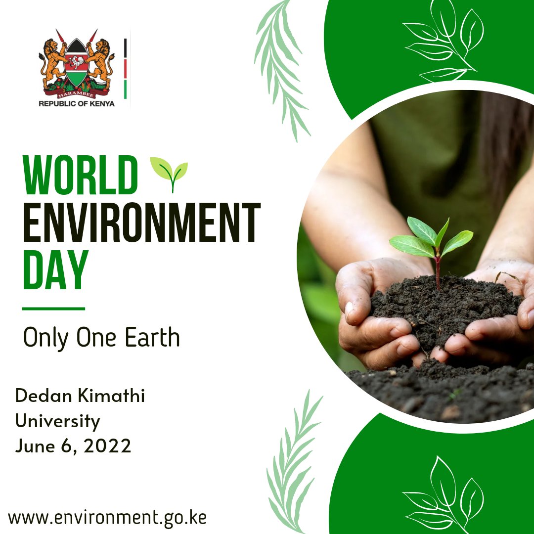 Tomorrow is #WorldEnvironmentDay themed 🌎We have #OnlyOneEarth and protecting it is a global challenge &amp; responsibility. Only One Earth was the slogan for the 1972 Stockholm Conference; 50 years on, this truth still holds – this planet is our only home