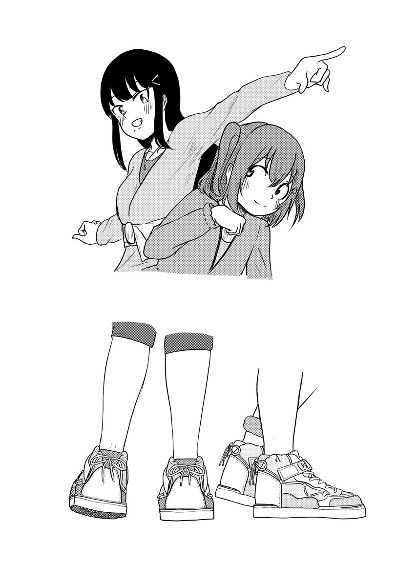 Sister shopping ②
3月の同人誌に掲載してた描き下ろし漫画でした! 