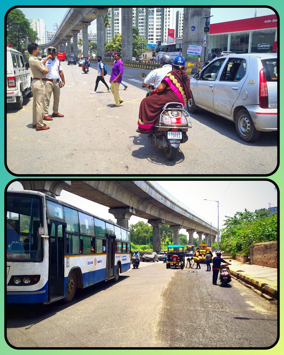DCPTrWestBCP's tweet photo. ಇಂದು KengeriTrps ವ್ಯಾಪ್ತಿಯ ಜೈರಾಮ್ ವೃತ್ತ, ಮೈಲಸಂದ್ರ,ದುಬಾಸಿಪಾಳ್ಯ, KengeriTrps &ಬಸ್ನಿಲ್ದಾಣದ ಮುಂಭಾಗದ ಸ್ಥಳಗಳಿಗೆ ಭೇಟಿನೀಡಿ, ಪರಿಶೀಲಿಸಿ ಪಾದಚಾರಿಗಳ ಸುರಕ್ಷತೆಯಿಂದ BBMP #TrafficEngineeringCell ಅಧಿಕಾರಿಗಳ ಜೊತೆ ಸಮನ್ವಯದೊಂದಿಗೆ #HighRisedPedestrianCross ನಿರ್ಮಿಸುವಂತೆ ಠಾಣಾಧಿಕಾರಿರವರಿಗೆ ಸೂಚಿಸಿರುತ್ತೇನೆ https://t.co/TGRFlMtAB8
