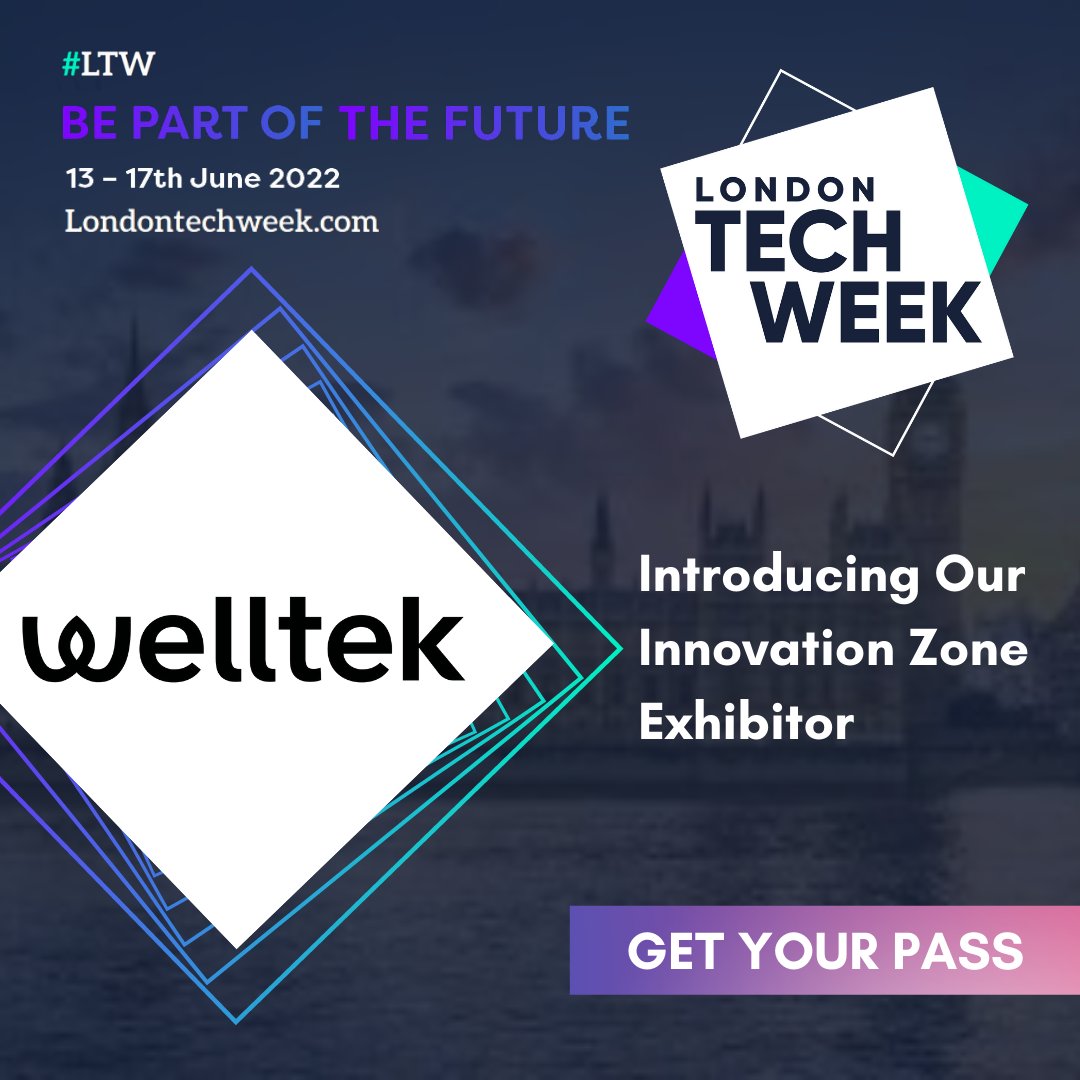 LDNTechWeek's tweet photo. Our innovation zone will welcome groundbreaking start-ups to showcase their solutions. Join us to discover @wellteklondon's innovative solution focusing on air quality, natural light, &amp; noise &amp; stress management. Visit Welltek with a free #LTW2022 pass: https://t.co/yDGYJCcznE 😎 https://t.co/XrmTq90sXk