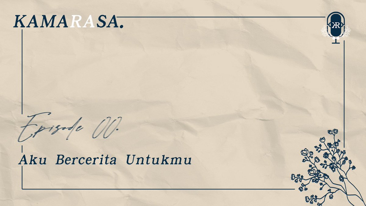 ㅤㅤ

     EPISODE 0.
      : aku bercerita untukmu.

ㅤㅤ