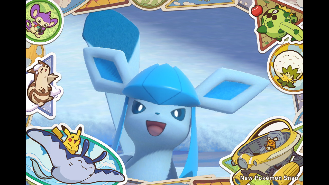 青樹イツキ たくさんの素敵な出会いをくれたnewポケモンスナップ というソフトに巡り会えたことに感謝 そして全てのブイズの グレイシアちゃんのファンの皆さんにも本当にありがとう ふわりんごありがとね 週末ポケスナ展覧会 グレイシア