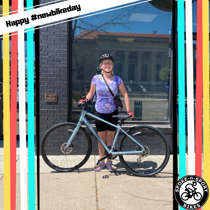 spokensport's tweet photo. Happy New Bike Day Abi! We can't wait to see how many miles you put on your new Liv Alight this season. 
#luvmysnsbike #newbikeday #brookingssd #ridesns #spokensportbikes #spokensportbrookings #livbeyond #cyclinglife  #instabike  #wahooelementbolt #cyclingpassion https://t.co/OJ57qigacs