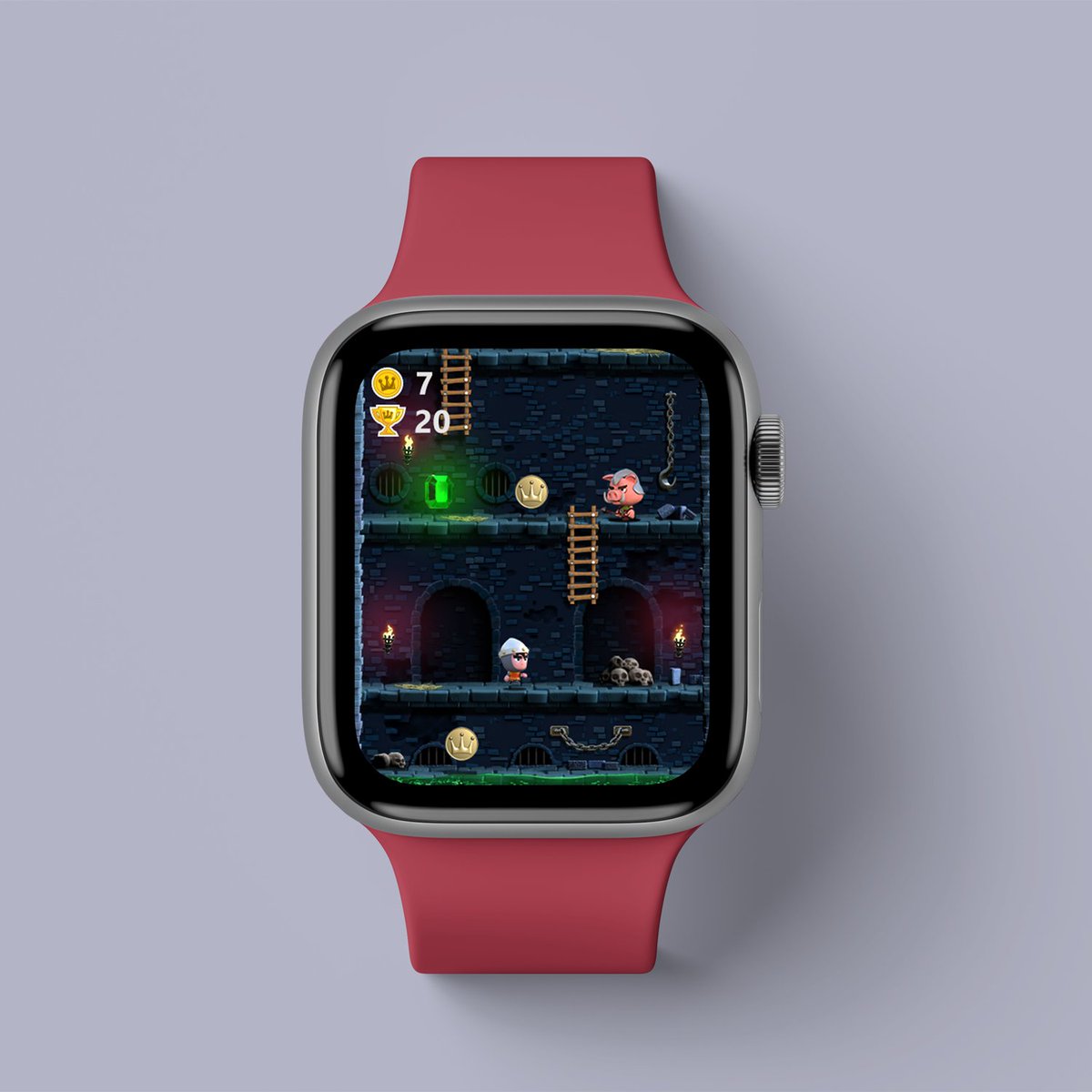 darethemonkey's tweet photo. On the hunt for a good Apple Watch game? Then look no further.

Dungeons of Doom

https://t.co/qFtOIDHOno

#screenshotsaturday

#appstore #applewatch #applewatchgames #watchOS #iphone #iOS #indiedev #gamedev #retrogames #indiegames https://t.co/0irlWhzGMA