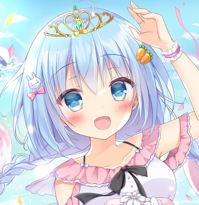 本日看板娘第一号うさだちゃん✨のお誕生日です!!たくさん支えてくれてありがとう☺💕ケーキはないけど、さっきお赤飯たべました🍙明日ケーキ買ってくる!! 