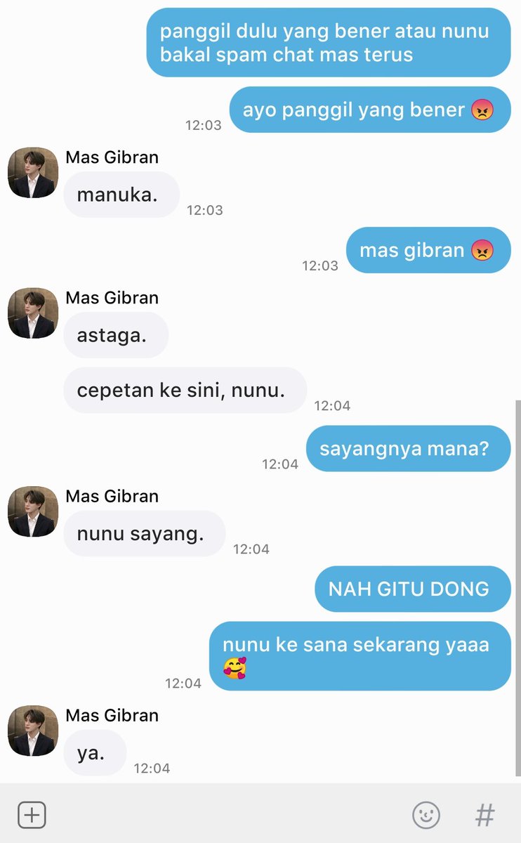 ㅡnomin short lokal au ㅡ  

BARU MENIKAH. 

kehidupan rumah tangga gibran dan manuka.