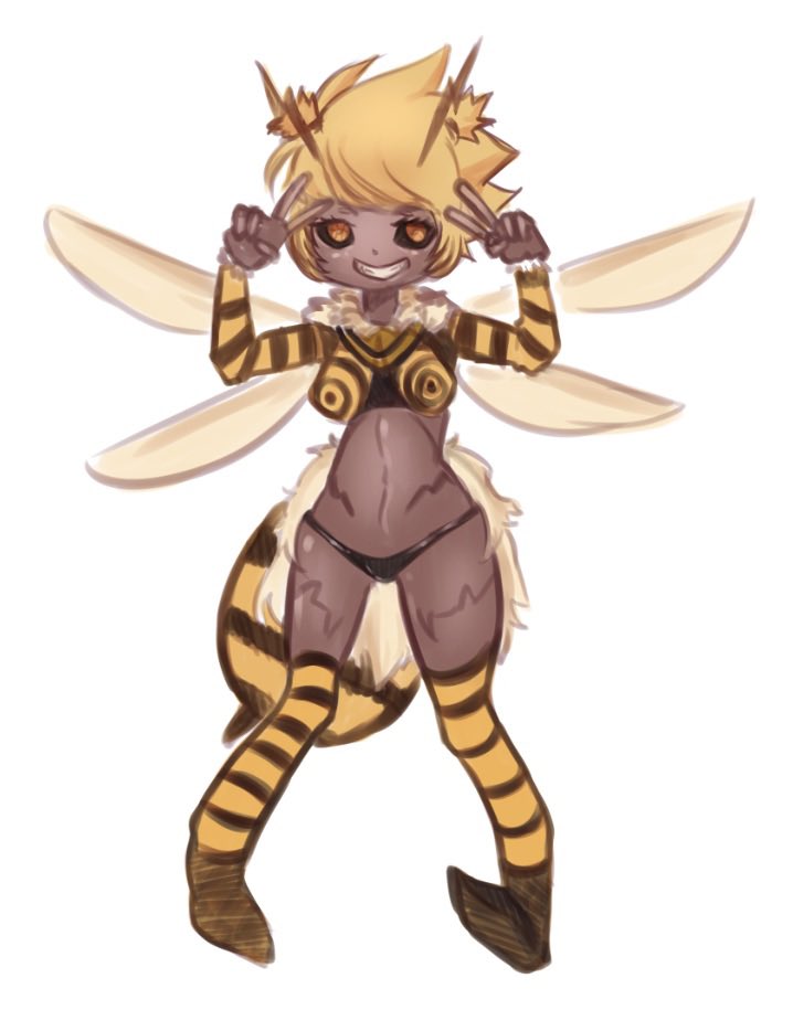 KExps's tweet photo. The chapter of #MonsterPrincessTrials getting published today takes our #MonsterGirls into the Forest of Fear where they encounter a Art #Fairy Princess and this cutie bumblebee #Pixie ☺️. Keep an eye out for it! Here’s the link to chapter 1. https://t.co/BkrC73RwSq https://t.co/A5iEXxFml9