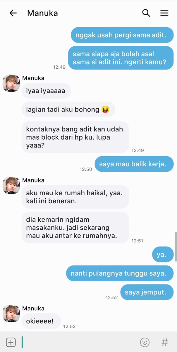 harus diancem dulu