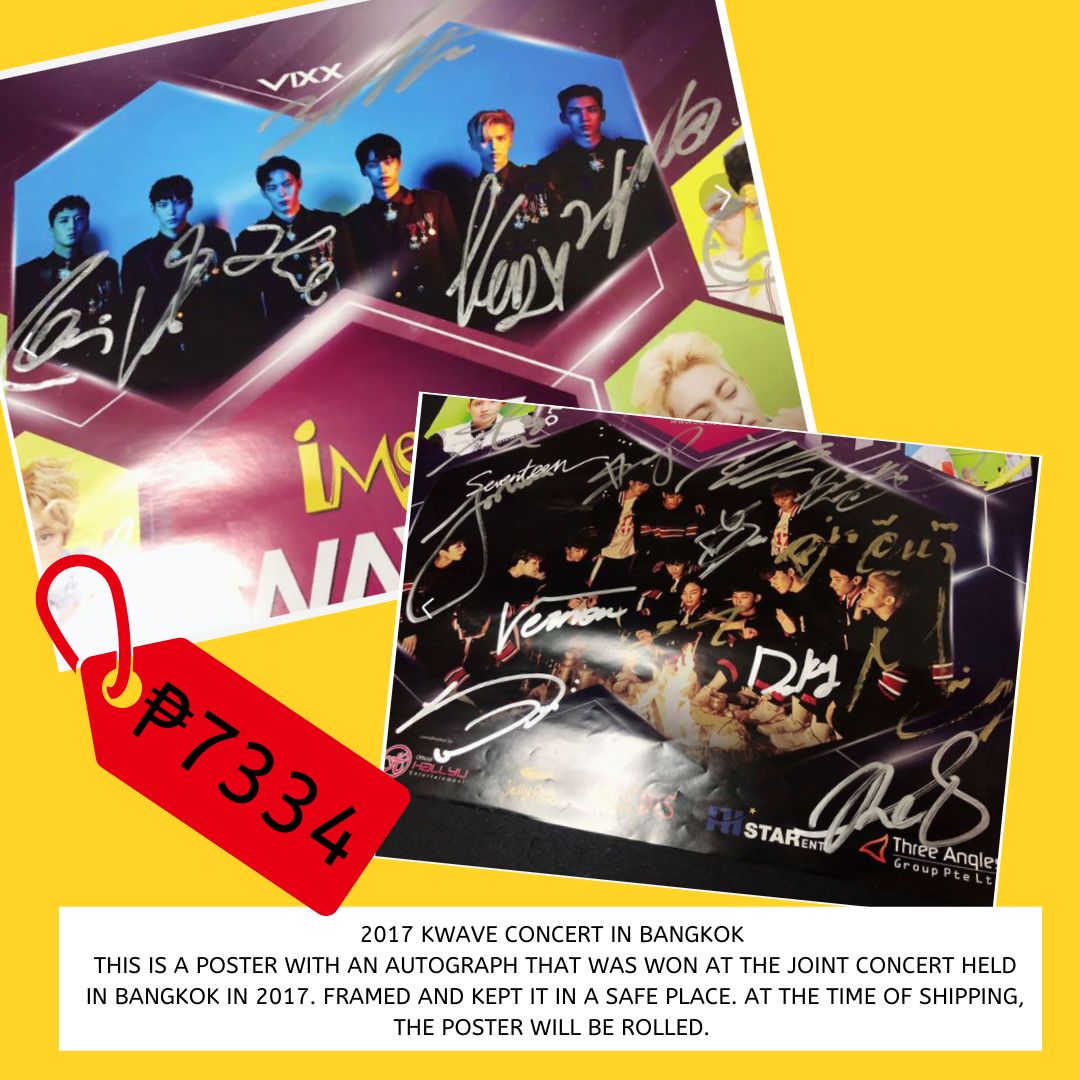 VIXX HALO SIGNED POSTER