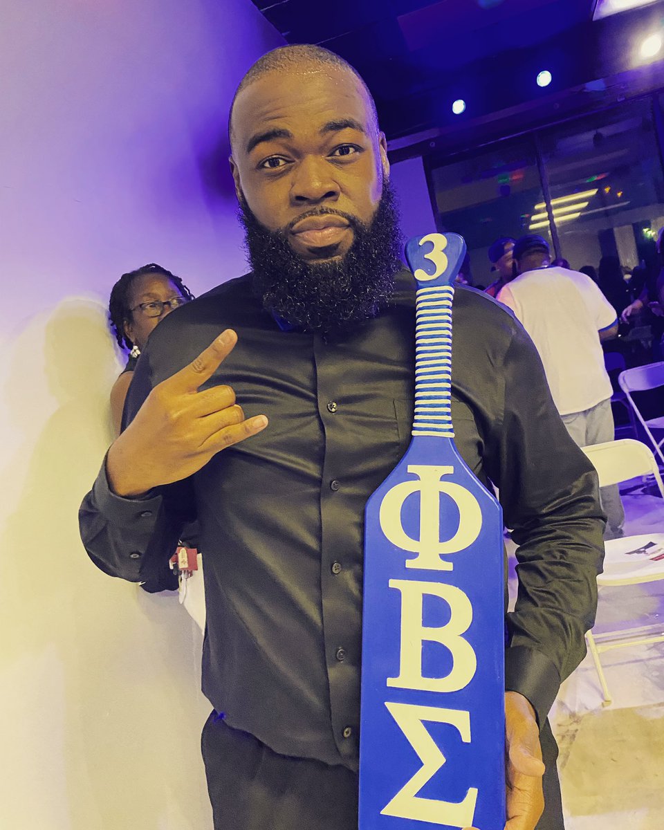 LatonioNichols's tweet photo. The journey was long but it was worth it! I am glad to proudly say that I am a brother of THE Phi Beta Sigma Fraternity, Incorporated! #PhiBetaSigma #NuBetaSigma #SPR22 #TreClub #GOMAB
This one is for you daddy, my favorite Sigma man! ๐๐๐ค๐ค๐พ https://t.co/cwzpOW6lzP