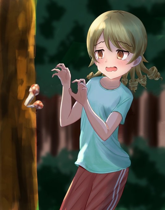 キノコ狩りするだけ森久保 