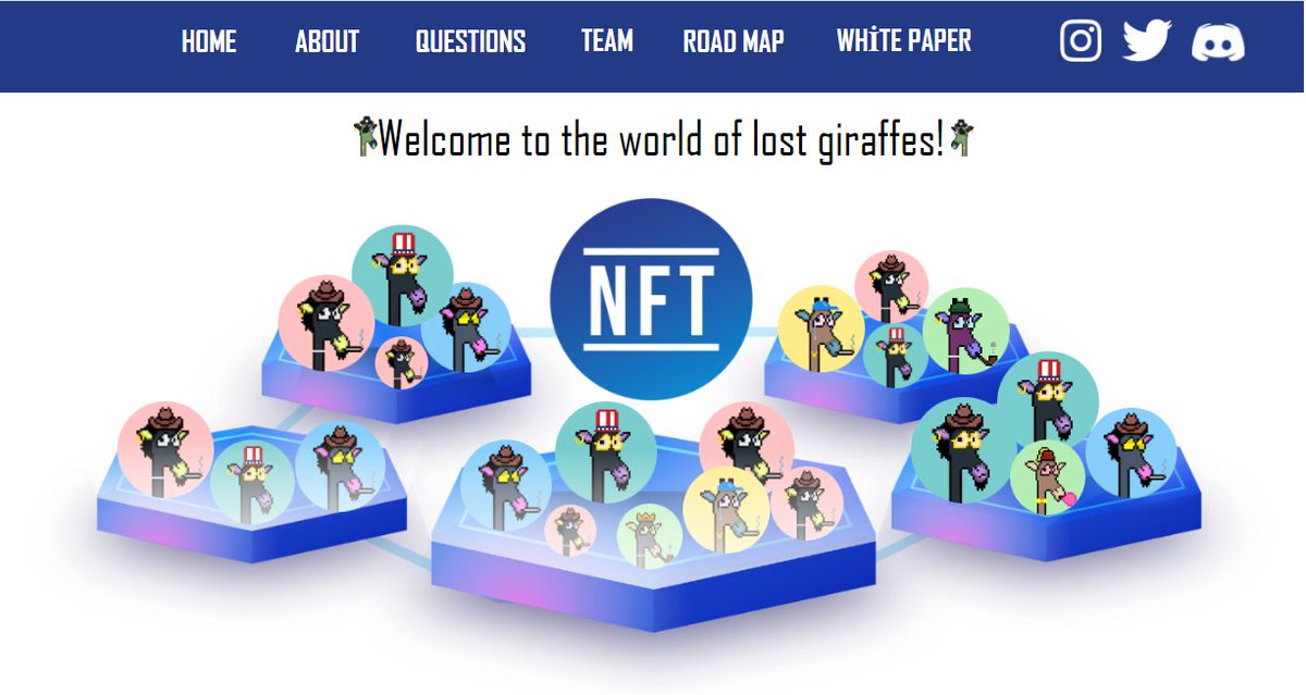 Our website will be live in a very short time🚀🚀
Follow:<a href="/GiraffesCrypto/">Cyrpto Giraffes.eth</a> ✅

#NFTCommunity #NFTGiveaway #Ethereum #BinanceSmartChain #Solana