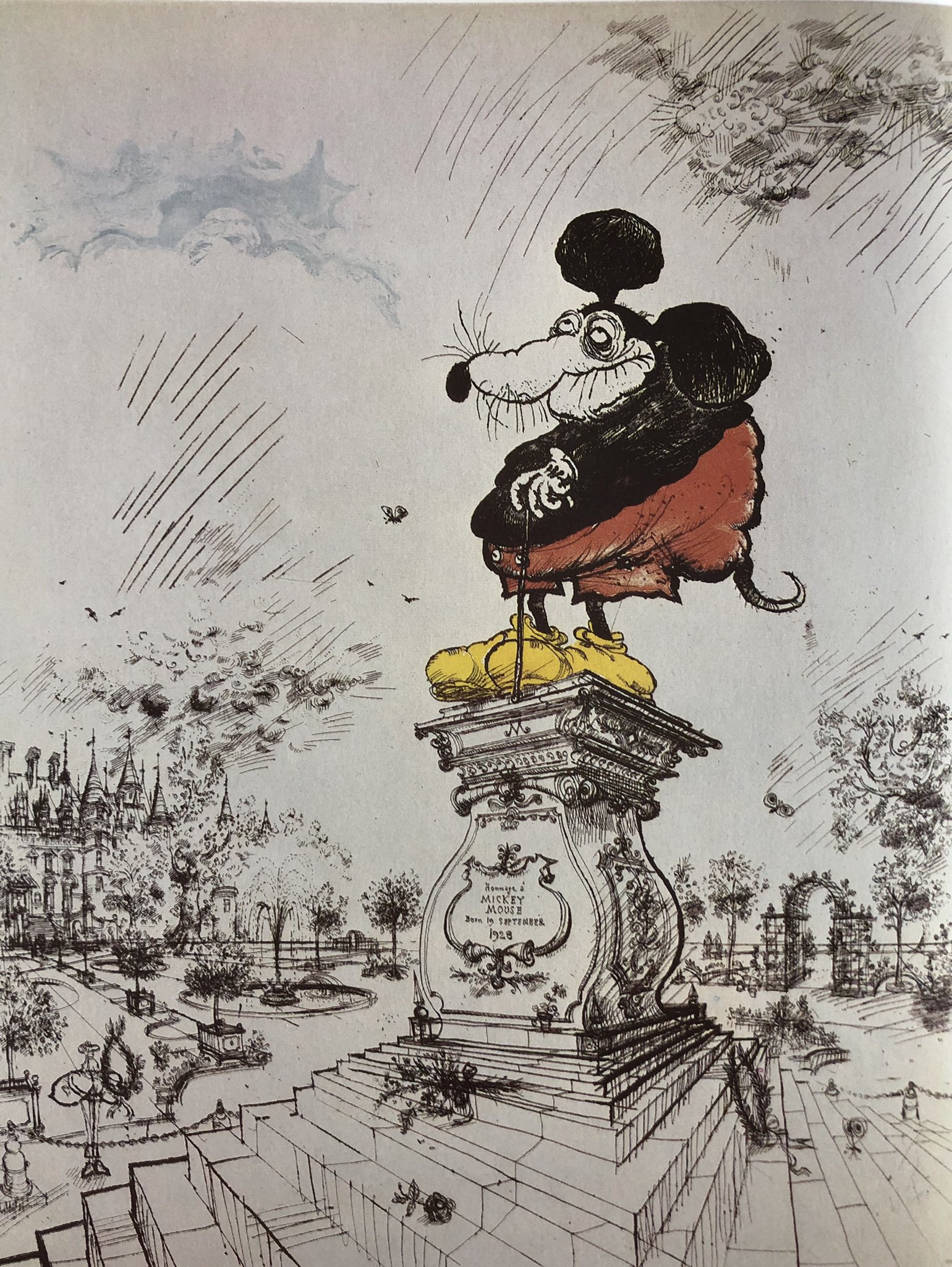 Ronald Searle caricaturista, ilustrador 