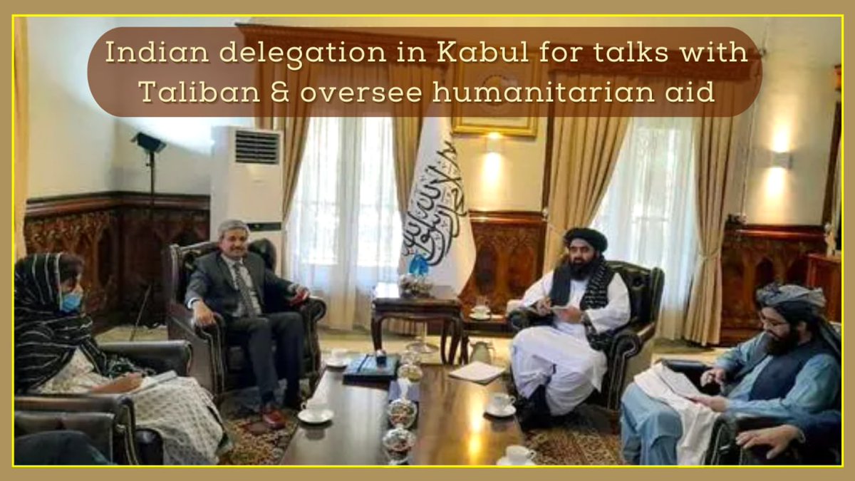 #IndianDelegation in Kabul to see #HumanAid & talks with Taliban. Amid 1st Indian visit post #TalibanTakeover, Mullah Yaqoob, Taliban founder Mullah Omar’s son, says have great expectations of India, who has been key help. Indian projects & influence in Afghanistan irreplacable.