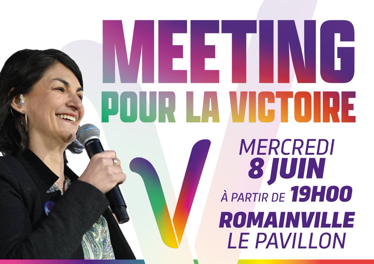 Après #LePre et #LesLilas, direction #Romainville pour cette grande déambulation dans toute la circonscription !

Prochaine étape, le meeting pour la Victoire ! Rendez-vous merci 8 juin !
👉 fb.me/e/1RzV0fOJM