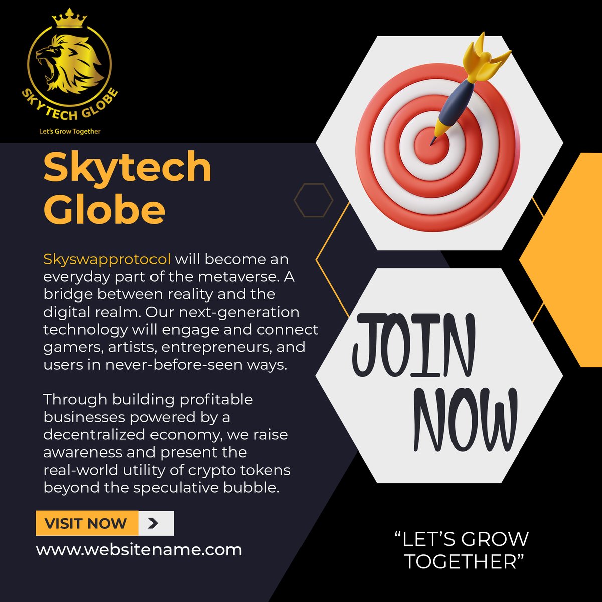 Skytechglobe1's tweet photo. Skyswapprotocol will become an everyday part of the metaverse. A bridge between reality and the digital realm.
.
.
https://t.co/xeQyaoubyh
.
.
#ourvission #nonprofit #charity #aboutus #community #sweetsupporters #ourvalues #vission #support #skytechglobe #binance #CryptoCurrency https://t.co/Z9zpsKrY3W