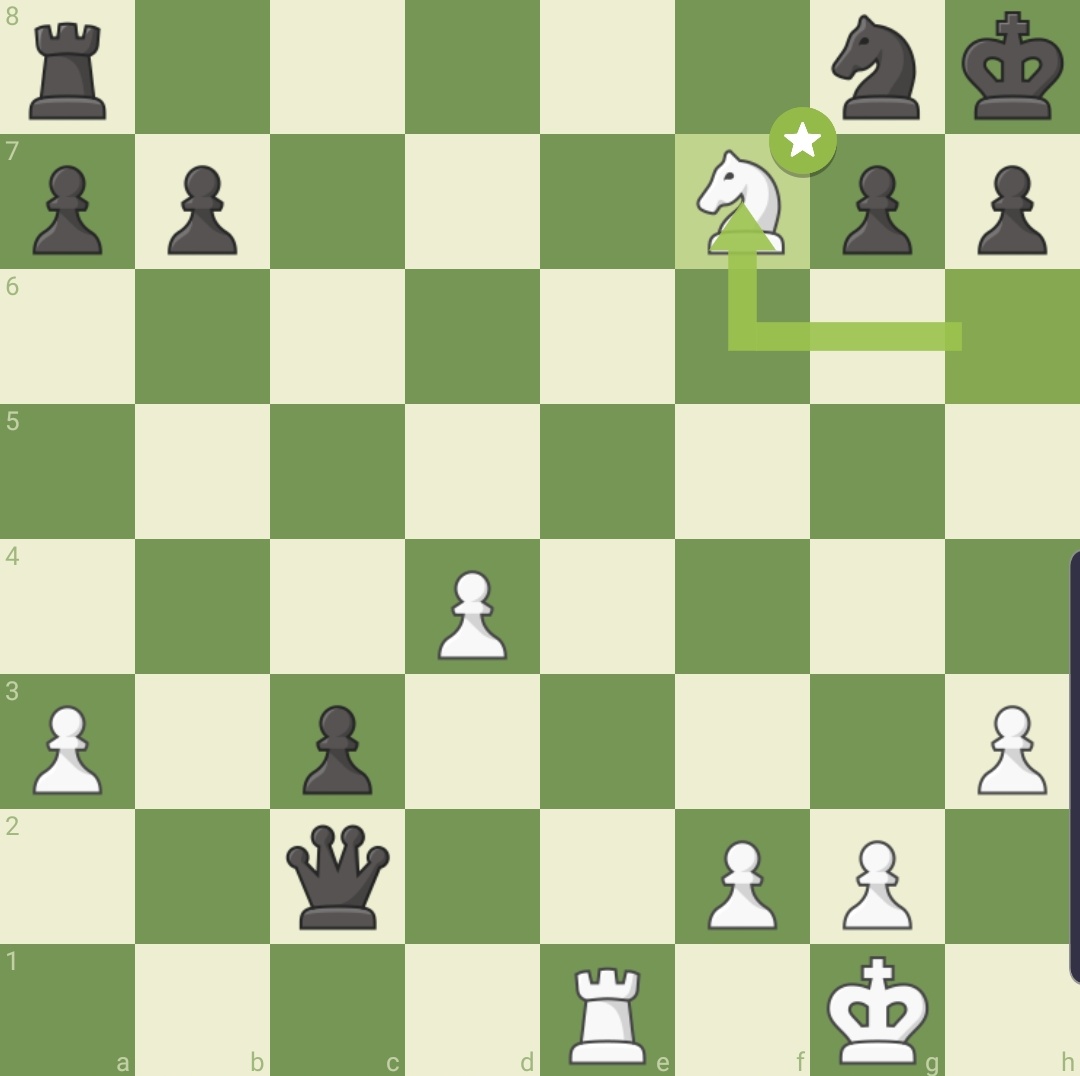 reverke's tweet photo. @AnnaCramling It only took me about 2000 games to do a smothered checkmate in real life (not in a puzzle) https://t.co/gjLKcNcWbT