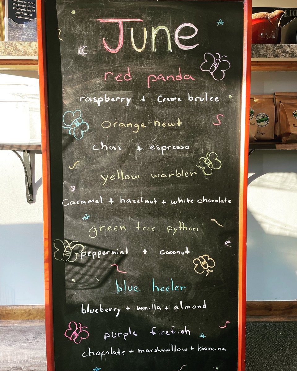 BailiwicksCoffe's tweet photo. Happy Saturday!! It’s an absolutely gorgeous morning in downtown Tiffin, and we’re celebrating the return of nice weather each and every day in June! New monthly specials to enjoy hot, over ice, or blended frozen! https://t.co/gCmjiHewNl