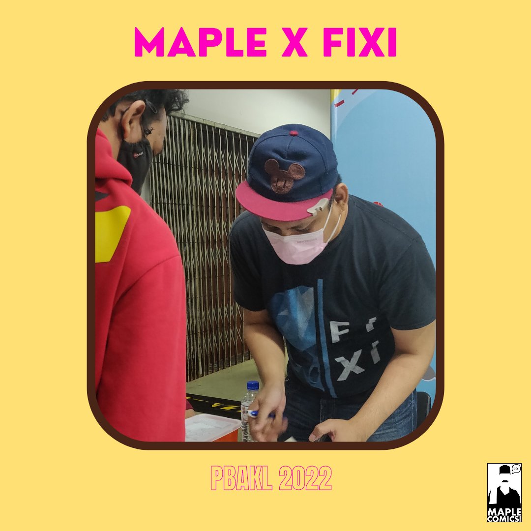 komikmaple's tweet photo. Day 2 of #pbakl2022!
#komikmaple #maplecomics https://t.co/0CKnCem6na