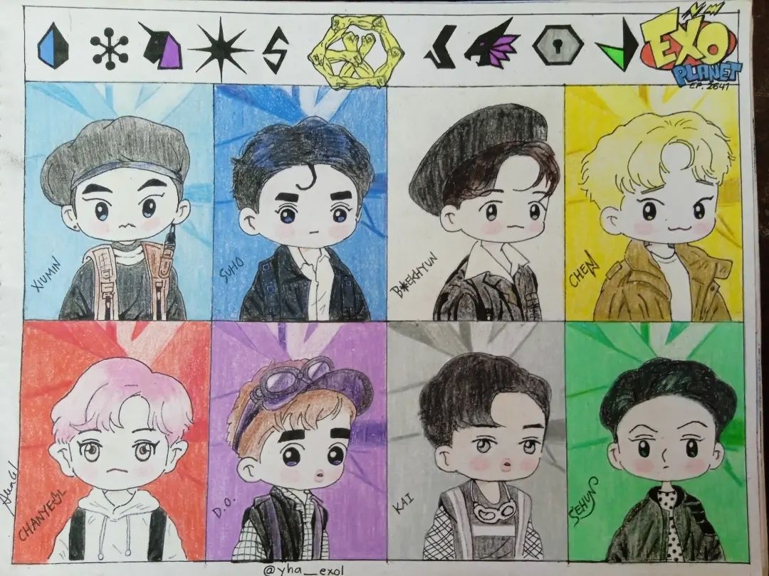 ChanyeollieXoxo's tweet photo. We Got The POWER Everytime! 💪💧🍀🌨️☀️⚡🔥🌏🌚🍃 @weareoneEXO 

#EXO #exopower #exofanart #powerfanart #exopowerfanart #art #exol #suho #xiumin #lay #chen #baekhyun #chanyeol #do #kyungsoo #kai #sehun https://t.co/PVJO5P5FgT