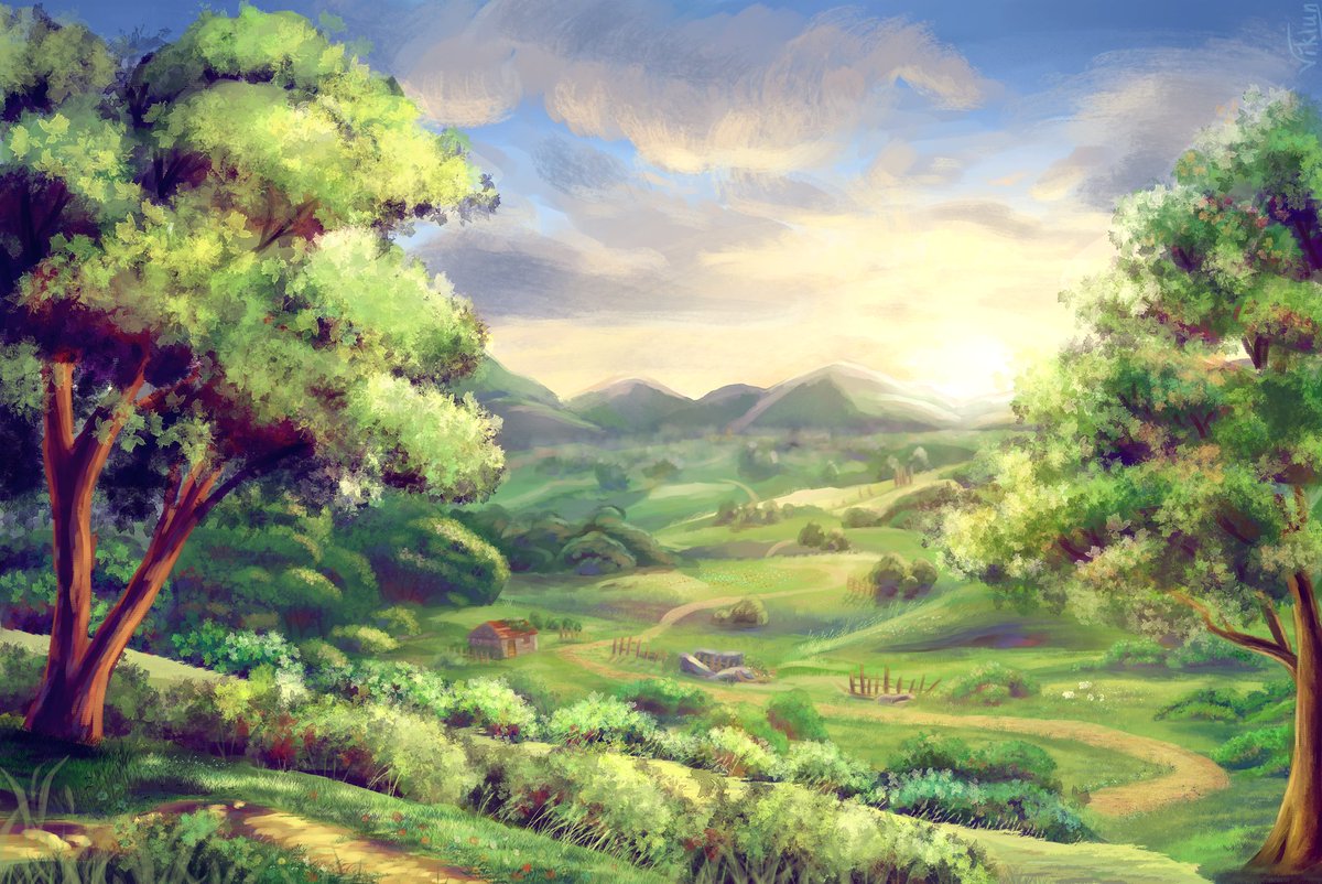 ArtViklun's tweet photo. 💫

#art #ArtistOnTwitter #landscape #anime https://t.co/2e4ONHqItG