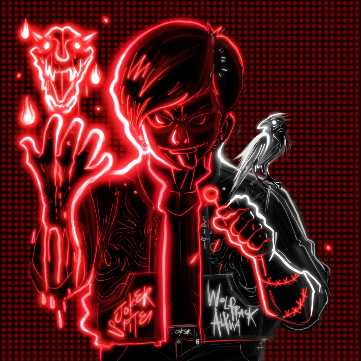 WJweb3's tweet photo. My Alpha, I come bearing gifts..... @jokerspite 

@gangsterallstar 
#JKSPFanarts 
#IAmEVO 
#WeAreGAS 
#GASisWATCHING 
#GASisFAMILY 
#GASEVOLUTION https://t.co/EYBbCyUlqG