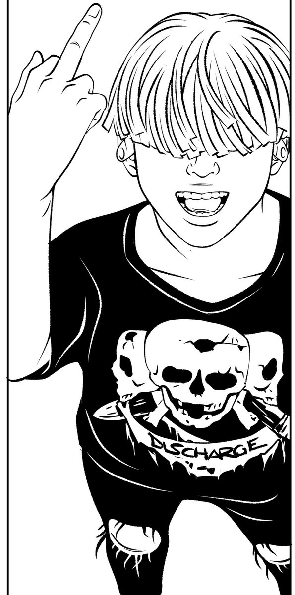ノゾミ着用ディスチャージT風のEVOL Tシャツ(描き下ろし!)も発売されます! 
